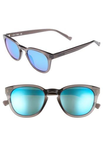 Women's Maho Capetown 50mm Polarized Round Sunglasses - Slate