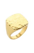 Men's Degs & Sal Square Hammered Ring