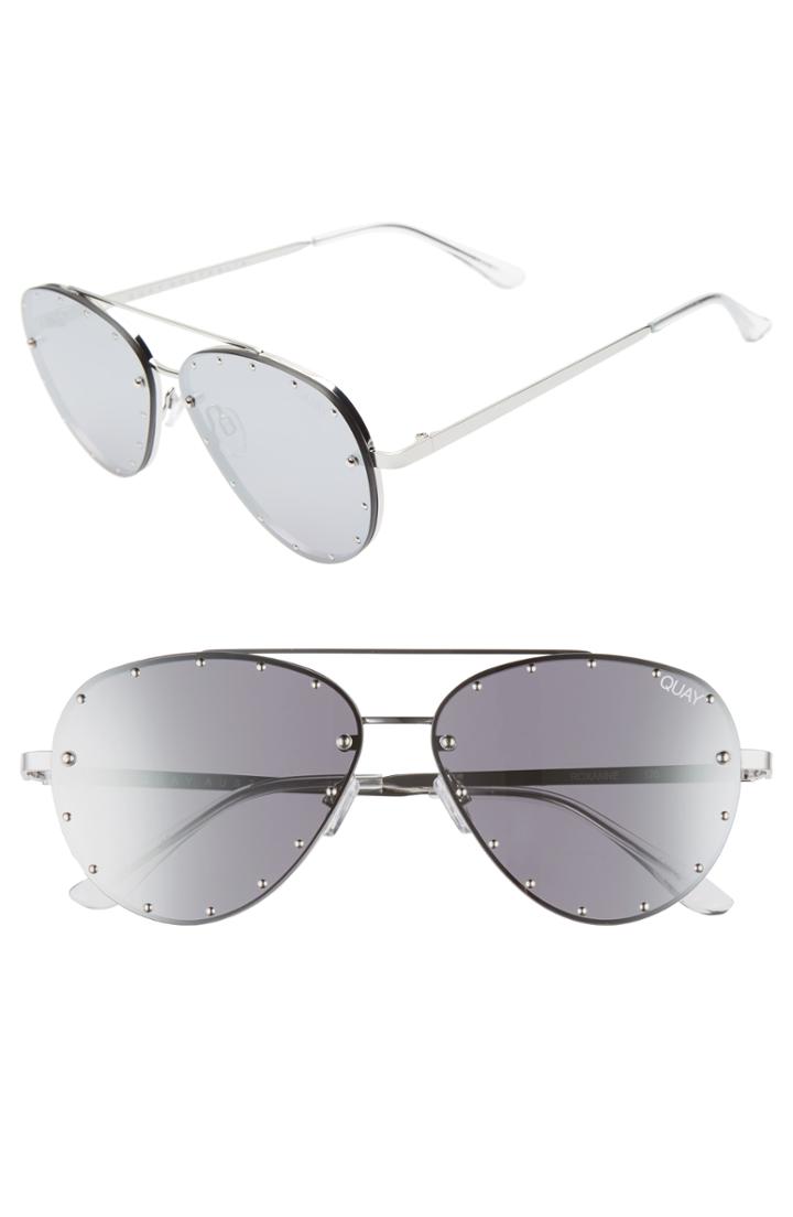 Women's Quay Australia X Jaclyn Hill Roxanne 62mm Stud Aviator Sunglasses -
