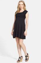Women's Maternal America 'mini Sweetheart' Dress - Black