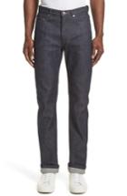Men's A.p.c. High Waist Standard Selvedge Jeans - Blue