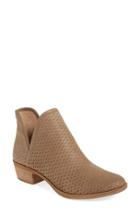 Women's Lucky Brand 'bashina' Perforated Bootie M - Brown