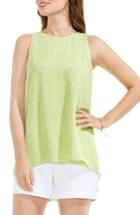 Women's Vince Camuto Zen Pebbles High/low Blouse, Size - Grey