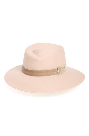 Women's Rag & Bone Zoe Wool Fedora - Pink