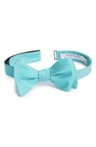 Men's John W. Nordstrom Dot Silk Bow Tie, Size - Blue