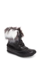 Women's Sorel Out 'n About Waterproof Luxe Bootie .5 M - Black