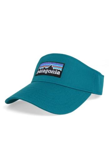 Men's Patagonia P-6 Logo Visor - Blue