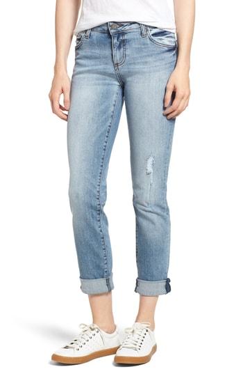 Women's Kut From The Kloth Catherine Boyfriend Ripped Jeans - Blue