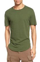 Men's Vince Raw Hem T-shirt - Brown