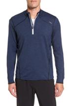 Men's Sodo 'elevate' Moisture Wicking Stretch Quarter Zip Pullover, Size - Blue