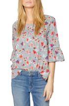 Women's Sanctuary Joy Bell Sleeve Shirt - Pink