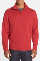 Men's Cutter & Buck 'decatur' Quarter Zip Pullover - Red (online Only)