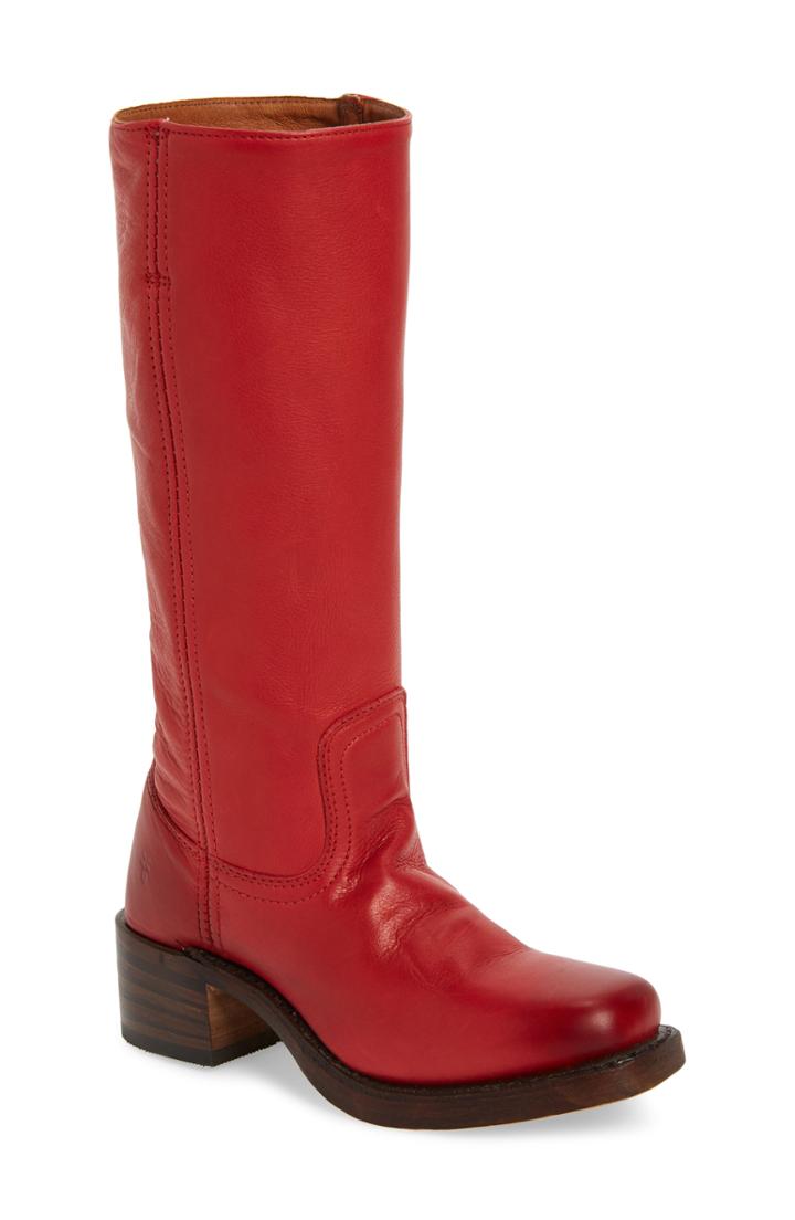Women's Frye 'campus 14l' Boot .5 M - Red