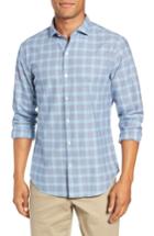 Men's Bonobos Unbutton Slim Fit Check Sport Shirt R - Metallic