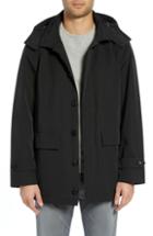 Men's Pendleton Harbor Cloth Seattle Raincoat, Size - Black