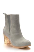 Women's Shoes Of Prey Block Heel Chelsea Boot D - Grey