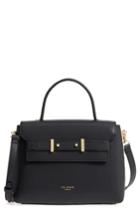 Ted Baker London Taymar - Studded Edge Lady Bag Leather Top Handle Satchel - Black