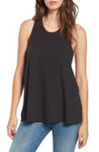 Women's James Perse Racerback Tank - Black