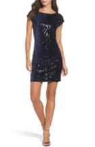 Women's Eliza J Sequin Sheath Dress (similar To 14w) - Blue