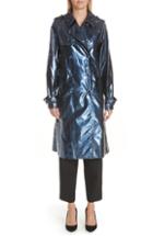 Women's Dvf Stripe Faux Fur Jacket