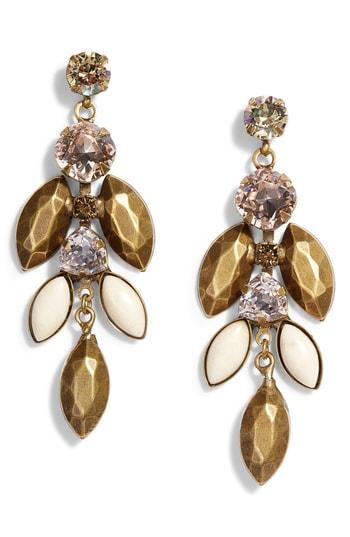 Women's Sorrelli Metal & Crystal Statement Earrings