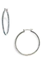 Women's Givenchy Pave Crystal Hoop Earrings