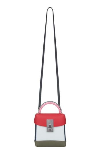 The Volon Basic Alice Leather Box Bag - Red