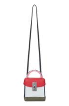 The Volon Basic Alice Leather Box Bag - Red