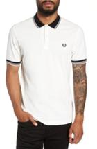 Men's Fred Perry Contrast Collar Polo - White