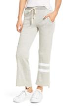 Women's Sundry Stripe Flare Sweatpants - Grey