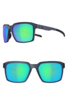 Women's Adidas Evolver 60mm Mirrored Sunglasses - Matte Raw Steel/ Blue