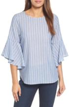 Women's Pleione Knot Bell Sleeve Knot Top, Size - Blue
