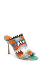 Women's Manolo Blahnik Arpege Mule Sandal Us / 36eu - Blue