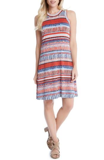 Women's Karen Kane Painted Stripe A-line Dress
