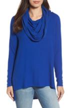Women's Akris Cashmere & Silk Blend Metallic Sweater