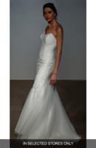 Women's Anna Maier Couture Cassandra Silk & Tulle Mermaid Gown, Size In Store Only - White