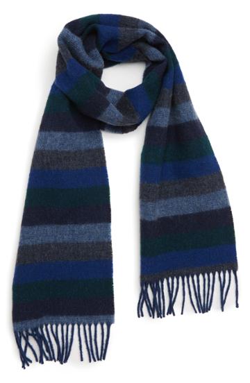 Men's Barbour Seaton Stripe Wool Scarf