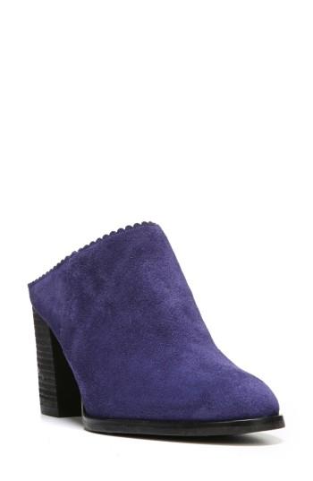 Women's Via Spiga Sophia Block Heel Mule .5 M - Blue