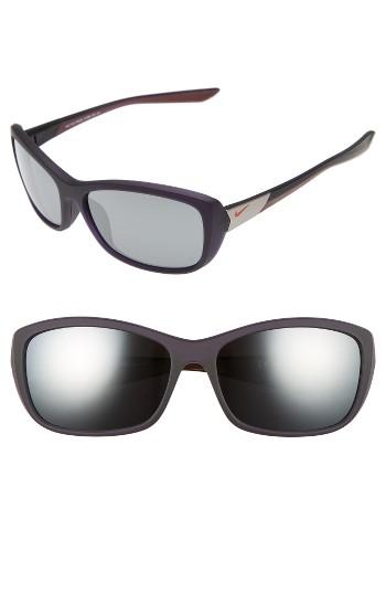 Women's Nike Flex Finesse 58mm Sunglasses - Matte Purple Dynasty