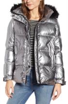 Women's Kenneth Cole New York Textured Faux Fur Coat