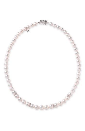 Women's Mikimoto Diamond & Pearl Necklace