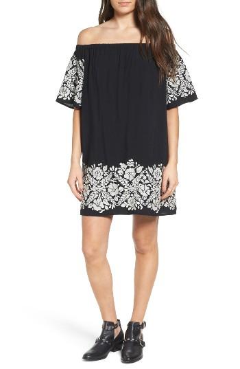 Women's One Clothing Embroidered Off The Shoulder Dress
