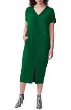 Women's Universal Standard Crosby Caftan Dress Xs (6-8) - Green