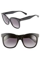 Women's Kate Spade New York Atalias 52mm Square Sunglasses - Black