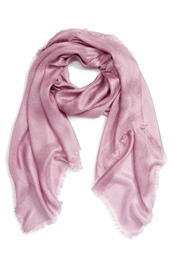 Women's Echo 'radiance' Eyelash Fringe Wrap, Size - Purple