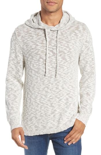 Men's Bonobos Slim Fit Slouchy Pullover Hoodie - Grey