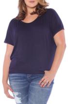 Women's Slink Jeans Back Draped Top