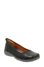 Women's Clarks 'un Elita' Flat .5 M - Black