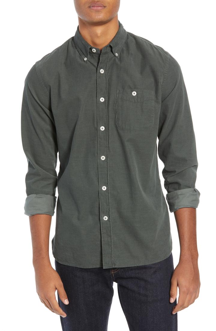 Men's Todd Snyder Micro Corduroy Fit Sport Shirt