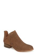 Women's Vince Camuto Celena Perforated Bootie M - Brown
